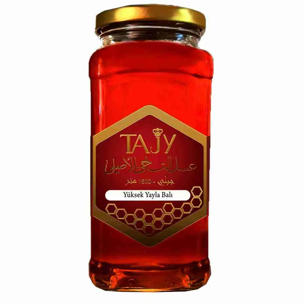 عسل التاجي الجبلي الأصلي TAJY – نكهة نقية من قمم الجبال وكنز للطاقة الطبيعية 475g